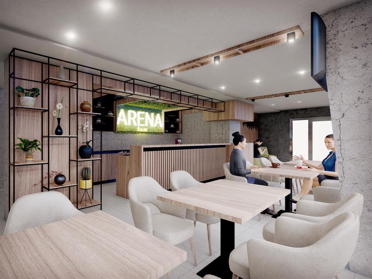Caffe bar Arena, enterijer
