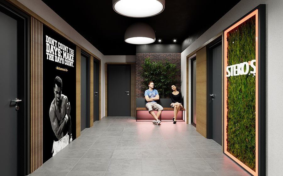 Steko's Sportcenter, enterijer